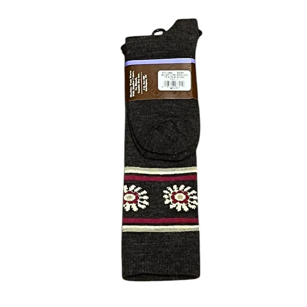 BOGO Wise Blend Women’s Merino Wool Blend Boot Socks,‎ Size M, NWT